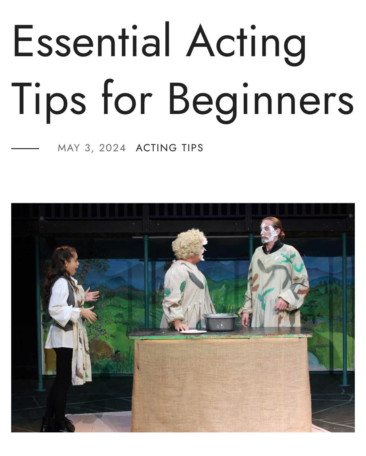 Acting Tips