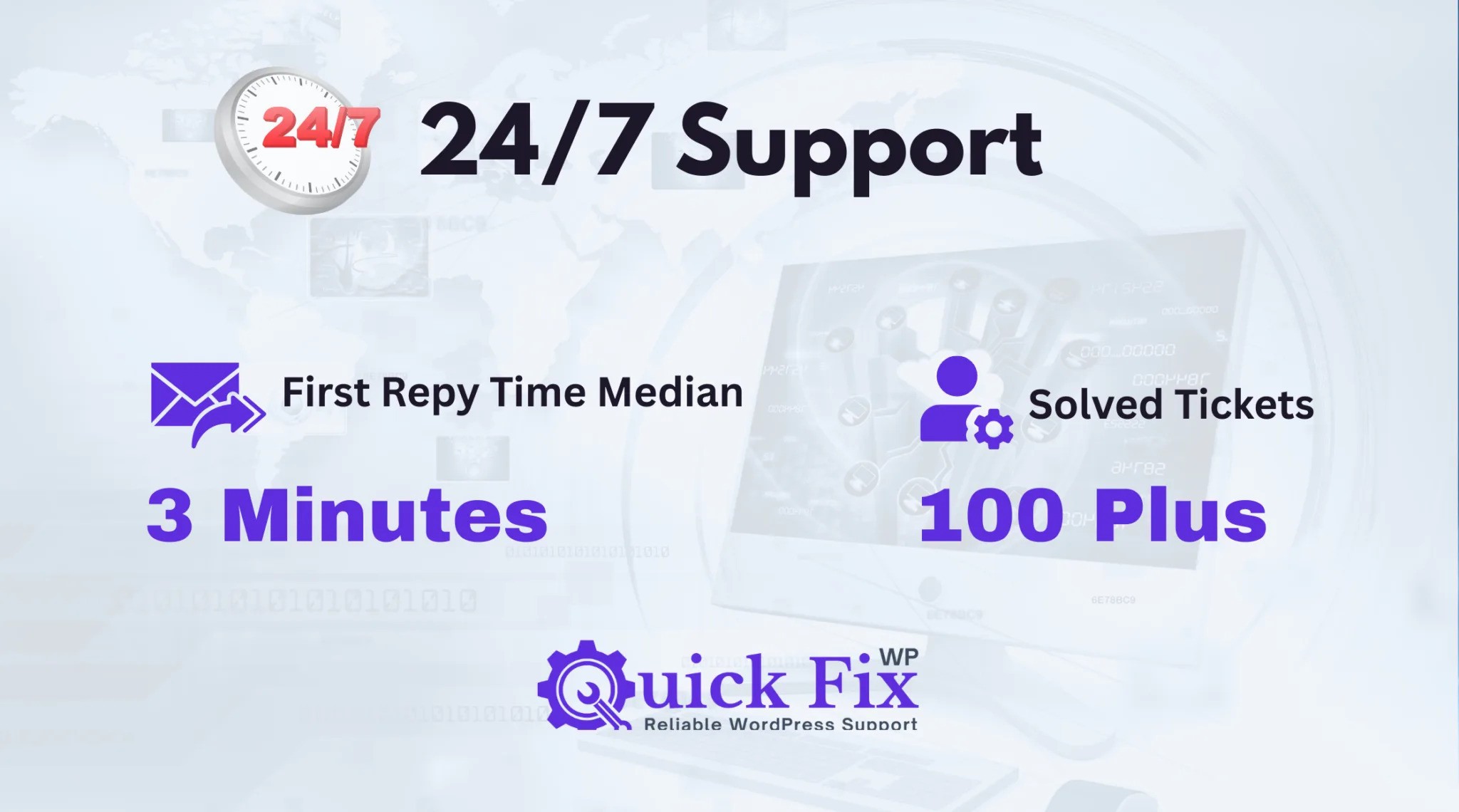 WordPress issue? We're available 24/7 to fix plugin errors, theme bugs, server crashes, or hacked sites—fast and hassle-free. No wait. No upfront payment.